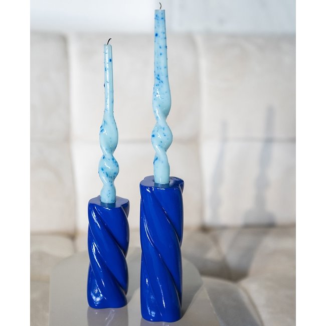 By Boo Kandelaar Chuppa klein - blauw