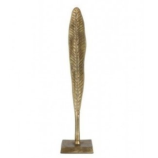 Light en Living Ornament Leaf antiek brons M