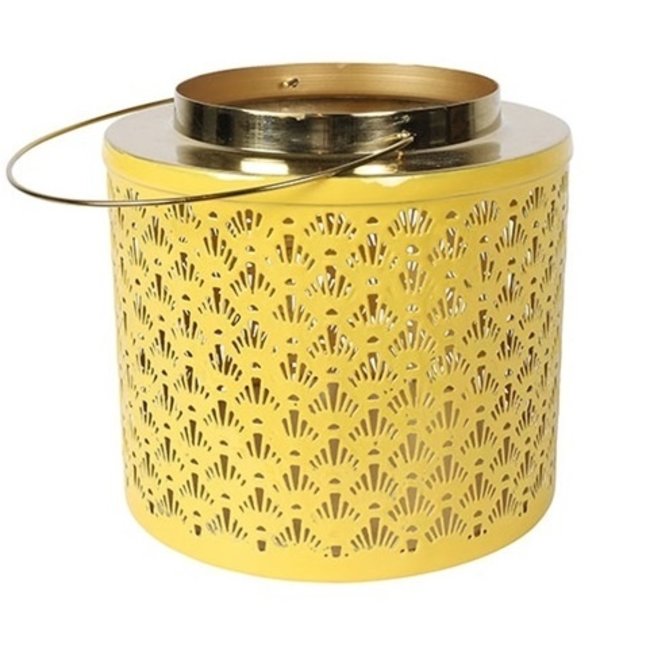 Countryfield Windlicht Amira geel S
