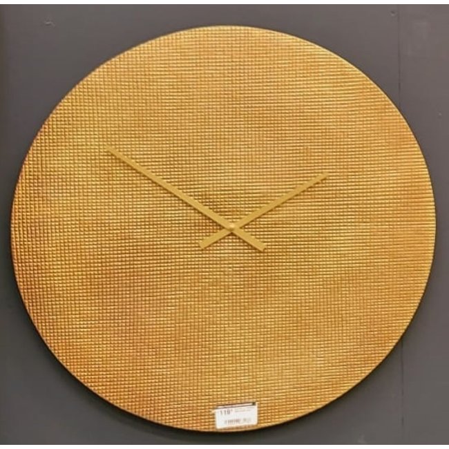 Light en Living Klok Ø58 cm NURRAN relief antiek brons