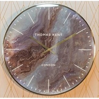 Thomas Kent Klok Oyster Amber/ Goud -  Ø55 cm Thomas Kent Klok Oyster Amber/ Goud -  Ø55 cm