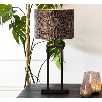 Light en Living Lampvoet 20x10x41 cm SHIVA mat zwart