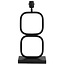 Light en Living Lampvoet 23x11,5x46 cm LUTIKA mat zwart