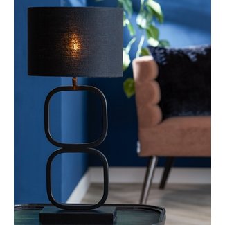 Light en Living Lampvoet 23x11,5x46 cm LUTIKA mat zwart