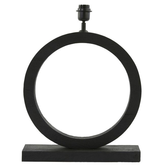 Light en Living Lampvoet 41x13x55 cm TINAR hout mat  zwart
