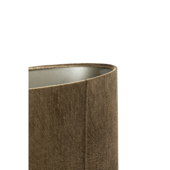 Light en Living Kap ovaal recht smal 45-21-22 cm LUBIS  bruin