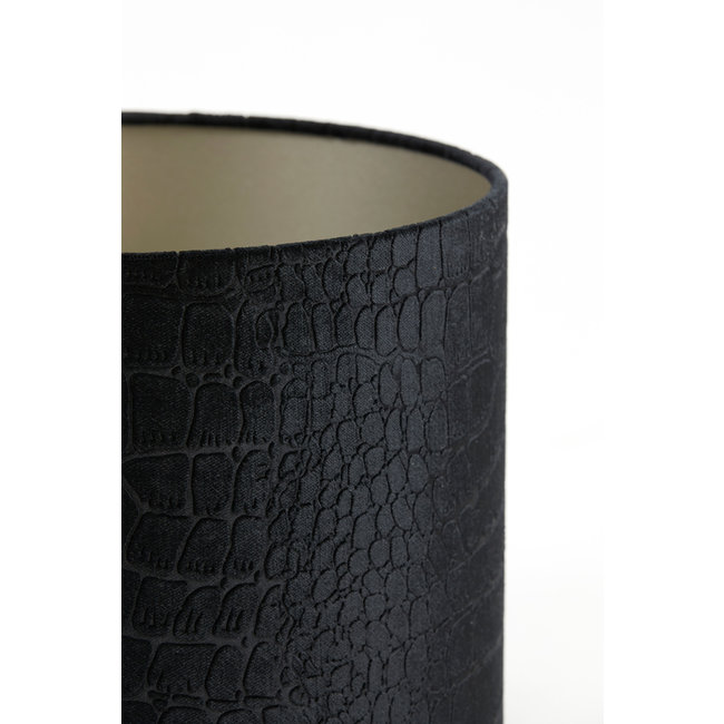 Light en Living Kap cilinder 30-30-21 cm PRAYA zwart