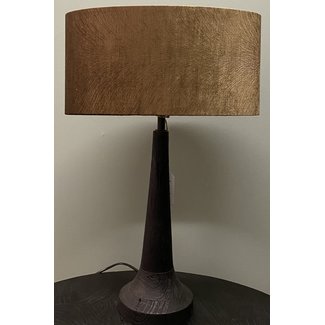 Light en Living Kap ovaal recht smal 38-17,5-19 cm  LUBIS bruin
