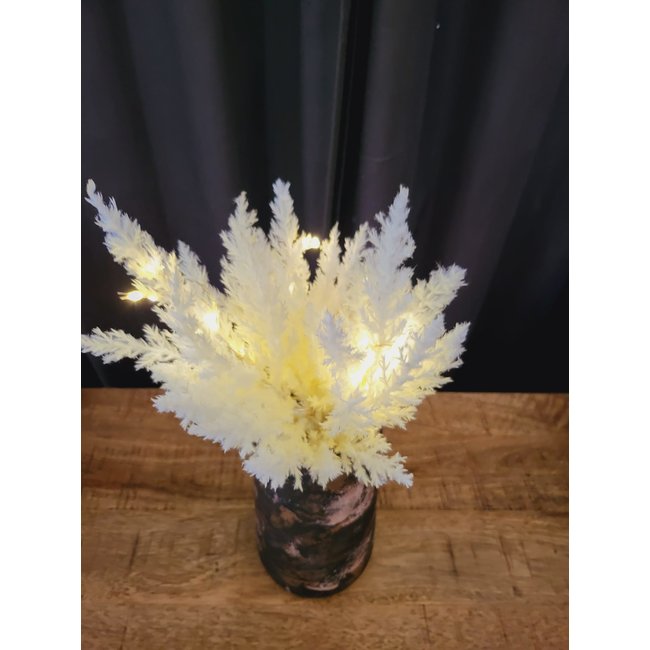 Countryfield Astilbe boeket met LED verlichting wit