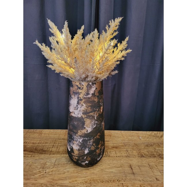 Countryfield Astilbe boeket met LED verlichting lichtbruin