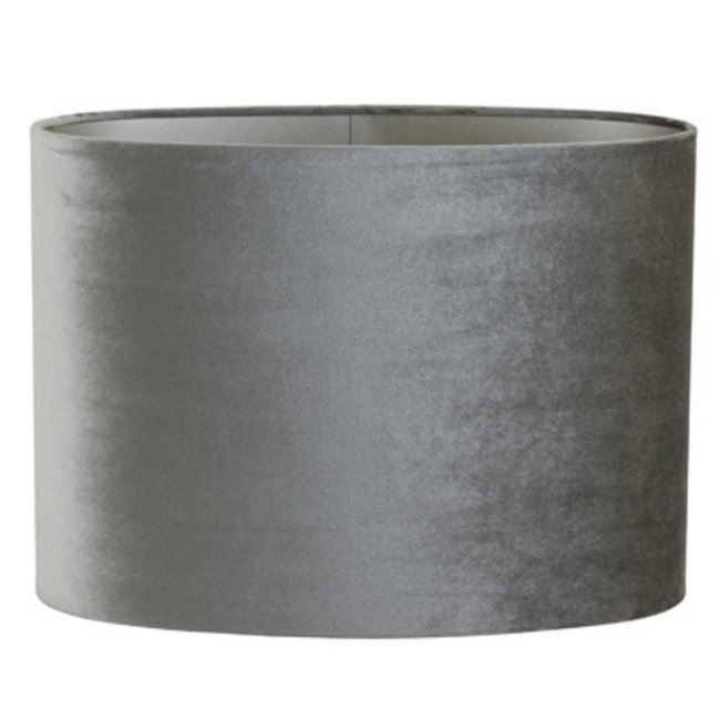 Light en Living Lampenkap ovaal recht smal ZINC taupe - diverse afmetingen