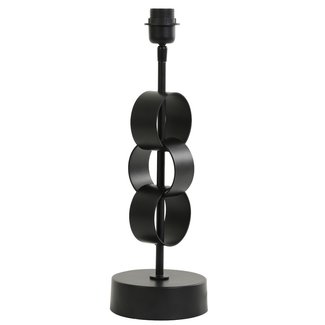 Light en Living Lampvoet Ø15x42 cm CIRCULUM mat  zwart Light en Living Lampvoet Ø15x42 cm CIRCULUM mat  zwart
