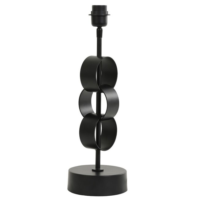 Light en Living Lampvoet Ø15x42 cm CIRCULUM mat  zwart