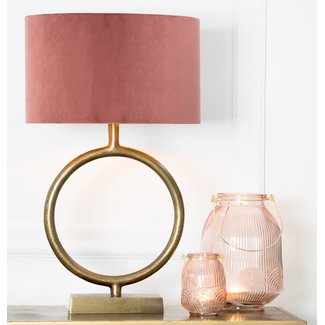 Light en Living Lampvoet LIVU ruw antiek brons - 40x12,5x52 cm