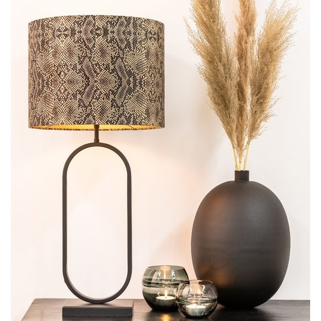 Light en Living Lampvoet 21x10x45 cm JAMIRI mat zwart