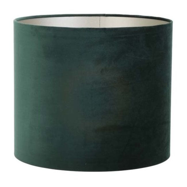 Light en Living Kap cilinder VELOURS dutch green - Diverse maten