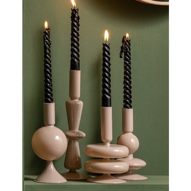 Present Time Kandelaar Sparkle Ball zandbruin