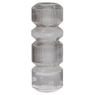 Woood Lyle Vaas Glas Licht Groen 35xØ13cm