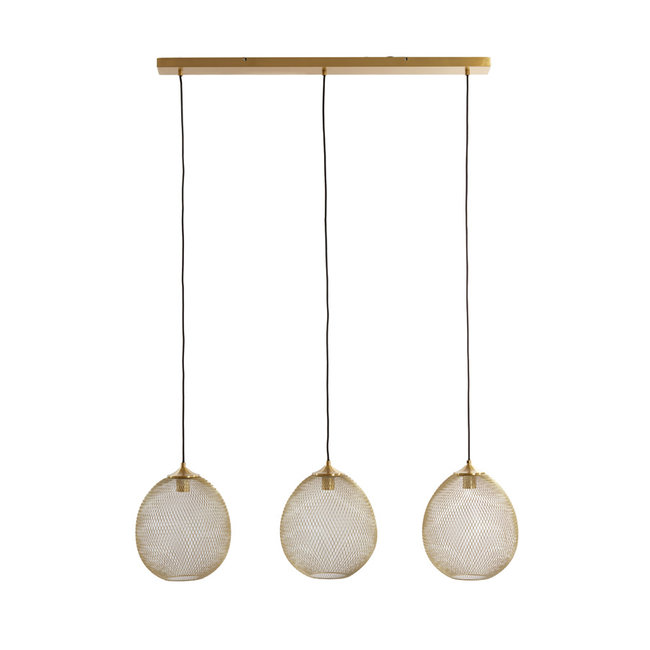 Light en Living Hanglamp 3L 104x30x34 cm MOROC  goud