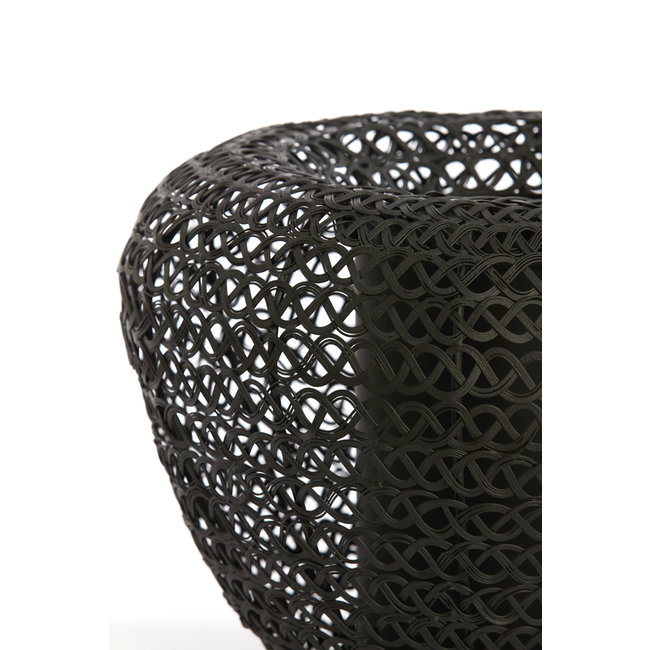 Light en Living Vaas deco Ø35x27 cm FINOU mat zwart