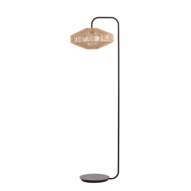 Light en Living Vloerlamp Ø43x164 cm LYRA naturel+mat  zwart