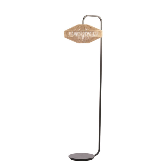 Light en Living Vloerlamp Ø43x164 cm LYRA naturel+mat  zwart