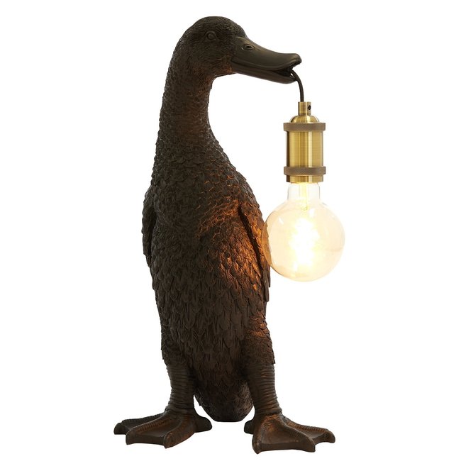 Light en Living Tafellamp 23,5x23x48,5 cm DUCK zwart