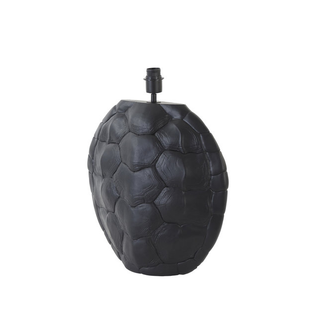 Light en Living Lampvoet TURTLE  mat zwart 54,5 cm hoog
