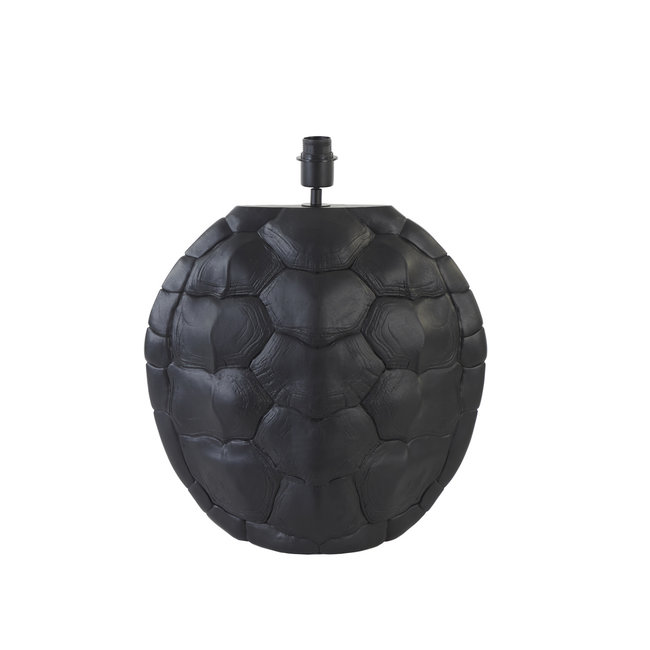 Light en Living Lampvoet TURTLE  mat zwart 54,5 cm hoog