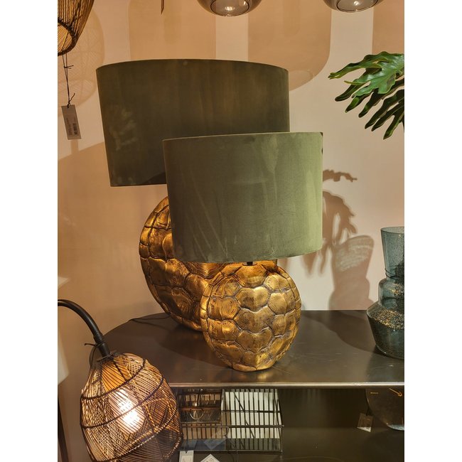 Light en Living Lampvoet TURTLE  antiek brons 54,5 cm hoog