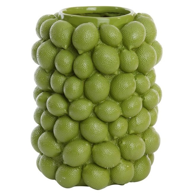 Light en Living Vaas deco LEMON groen - 41 cm hoog