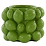 Light en Living Vaas deco LEMON groen - 14 cm hoog