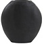 Light en Living Vaas deco 39x11x40 cm SKELD mat zwart