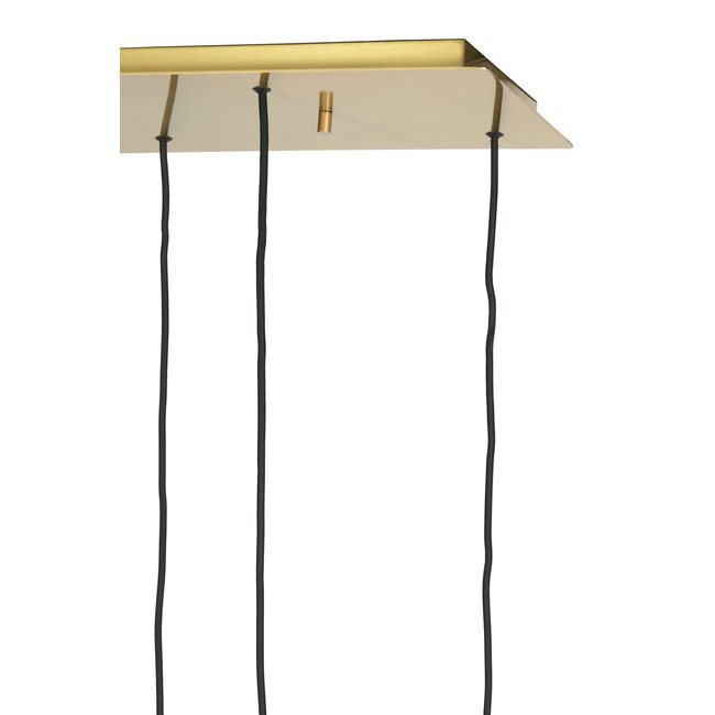 Light en Living Hanglamp 7L 100x35x69 cm MAEVE glas  goud-helder+goud
