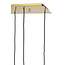 Light en Living Hanglamp 7L 100x35x69 cm MAEVE glas  goud-helder+goud