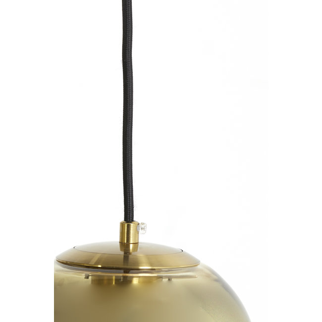 Light en Living Hanglamp 7L 100x35x69 cm MAEVE glas  goud-helder+goud