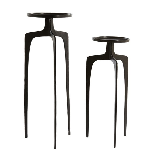 Light en Living Zuil Set van 2 PANO  donker brons