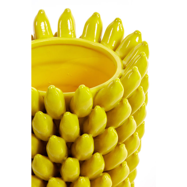 Light en Living Vaas Ø25,5x34 cm ZITA keramiek geel