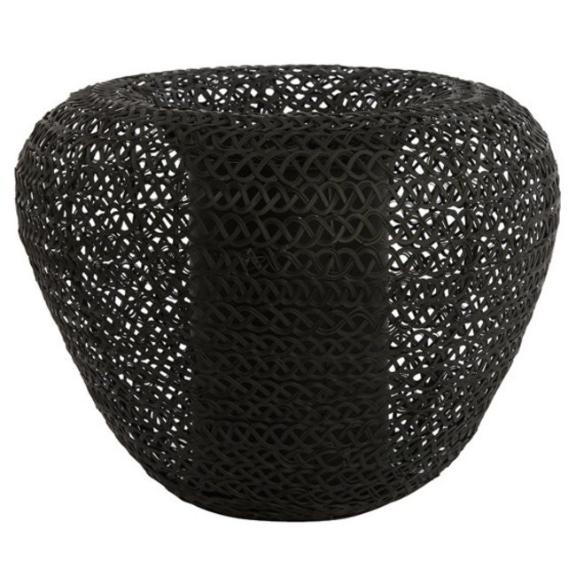 Light en Living Vaas deco Ø42x33 cm FINOU mat zwart