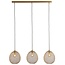 Light en Living Hanglamp 3L 104x30x34 cm MOROC  goud
