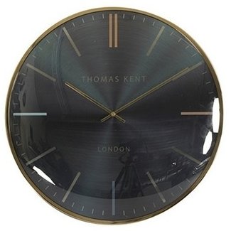 Thomas Kent Klok Oyster Staalblauw / Goud Ø 40 cm