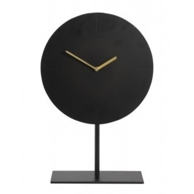 Light en Living Klok Waiwo mat zwart-goud