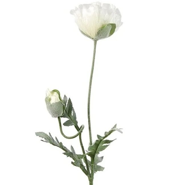 Countryfield Kunsttak Papaver Jodie wit