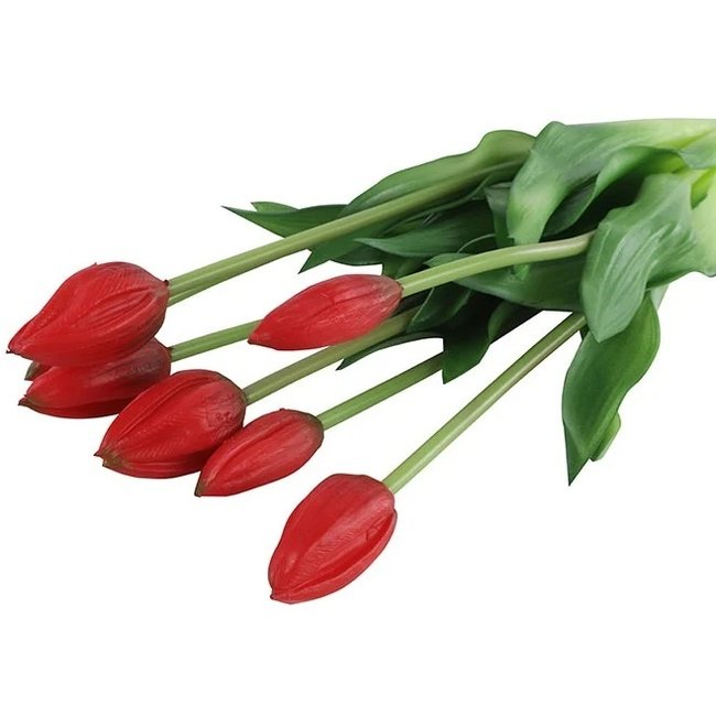 Countryfield Boeket kunstbloemen Tulip rood