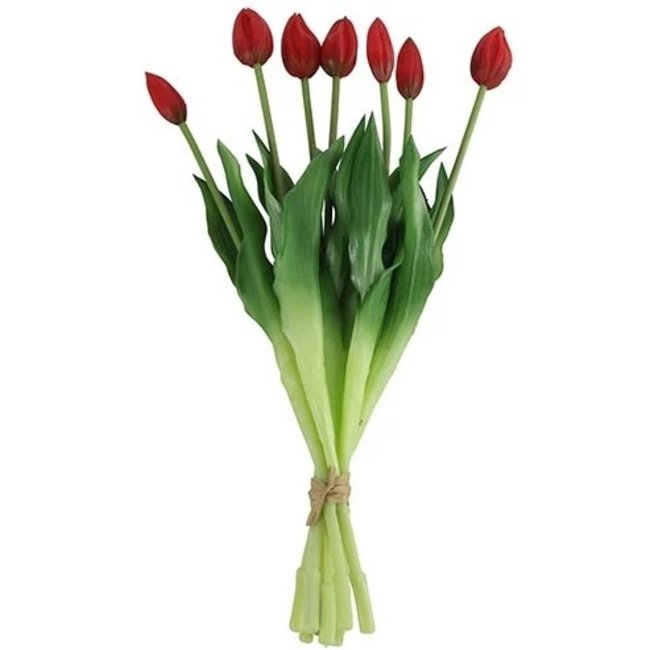 Countryfield Boeket kunstbloemen Tulip rood