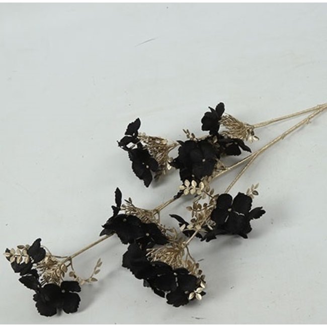 Countryfield Kunsttak Hydrangea zwart