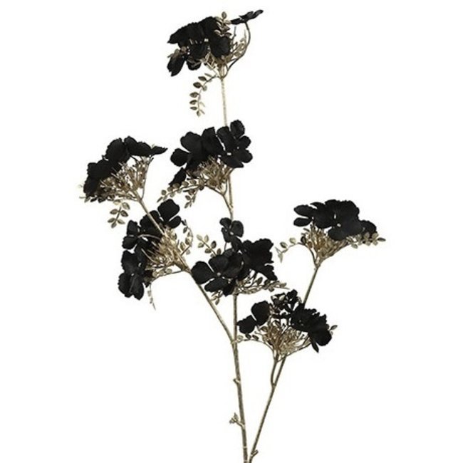 Countryfield Kunsttak Hydrangea zwart