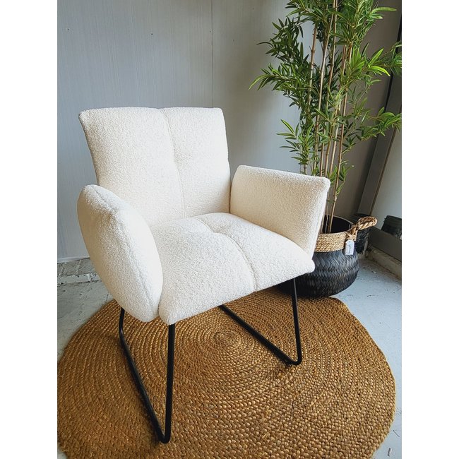 Tower Living Eetkamerstoel Dante Teddy - Diverse kleuren