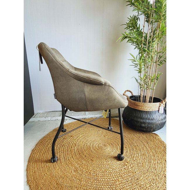 WoonMax Eettafelstoel Promise - Mosgroen