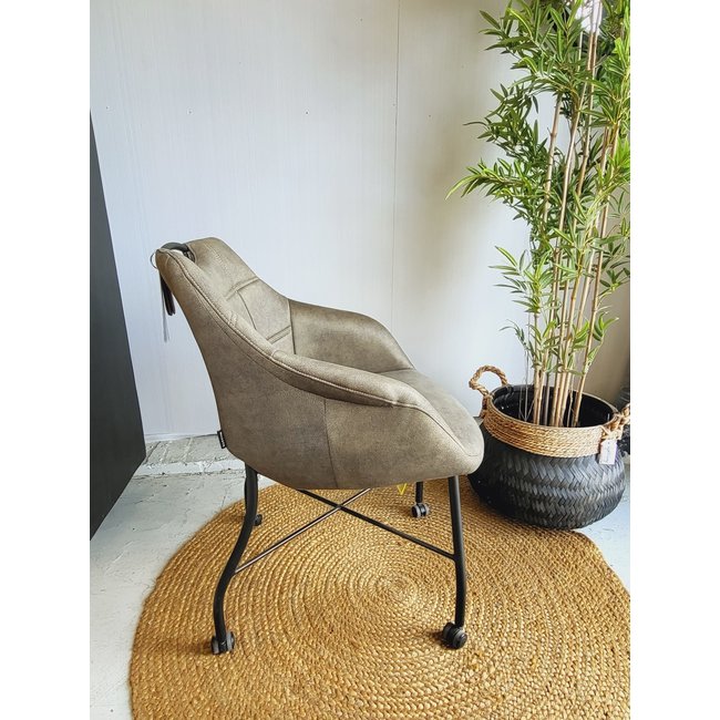 WoonMax Eettafelstoel Promise - Mosgroen